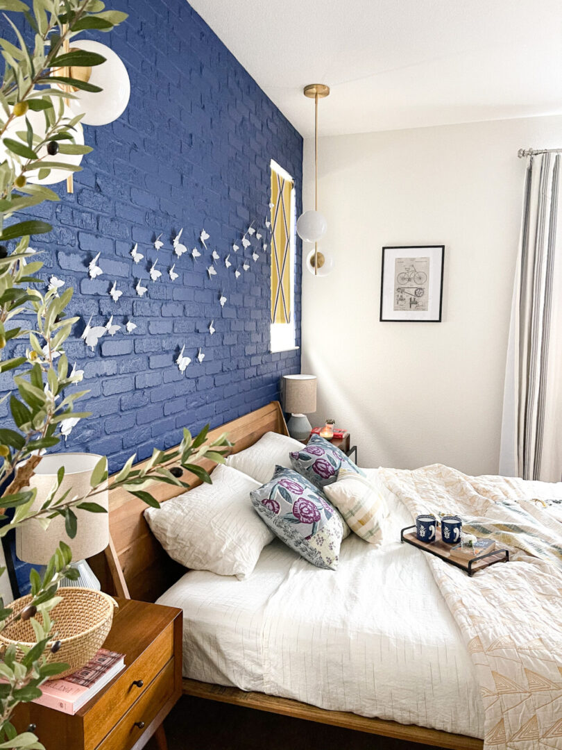 Bedroom design by SF Bay Area interior designer Kshama Shah